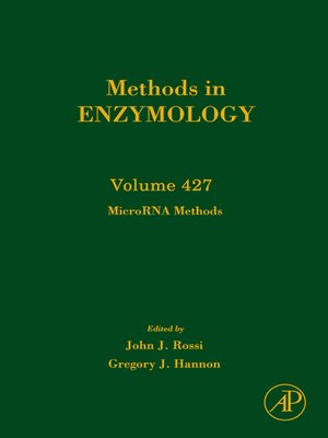 cover image of MicroRNA Methods